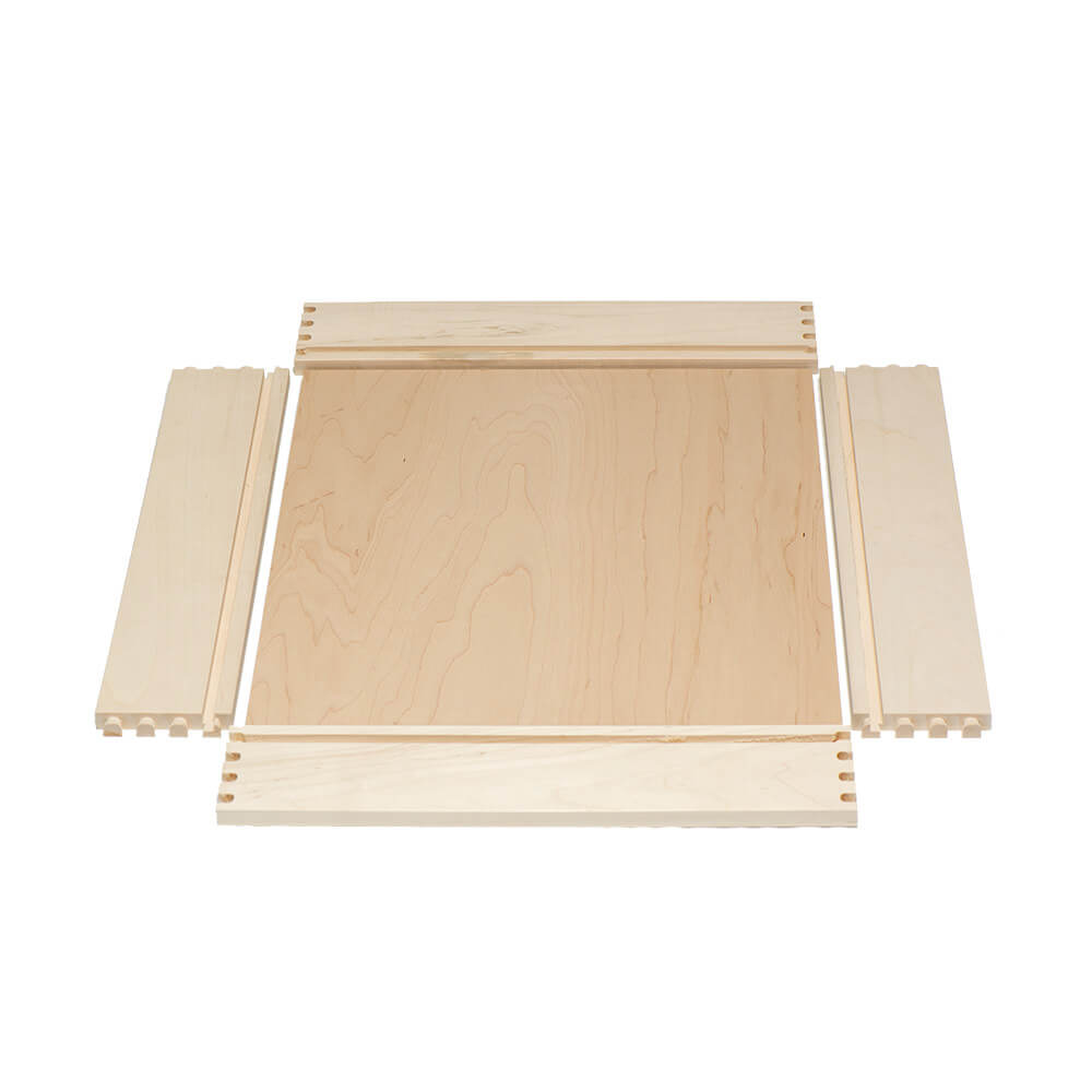 Maple Dovetail Drawer Box Unassembled